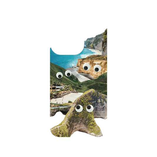 RHINOSHIELD Clear iPhone 13 Pro Case: Original Designs - Bali Island's Eyes On You