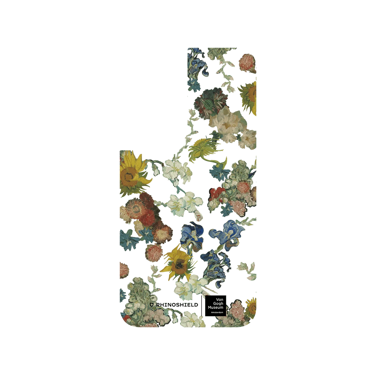 RHINOSHIELD X Van Gogh Museum  SolidSuit Samsung Galaxy S22 Case - Vincent's Flowers - 50th Anniversary Transparent