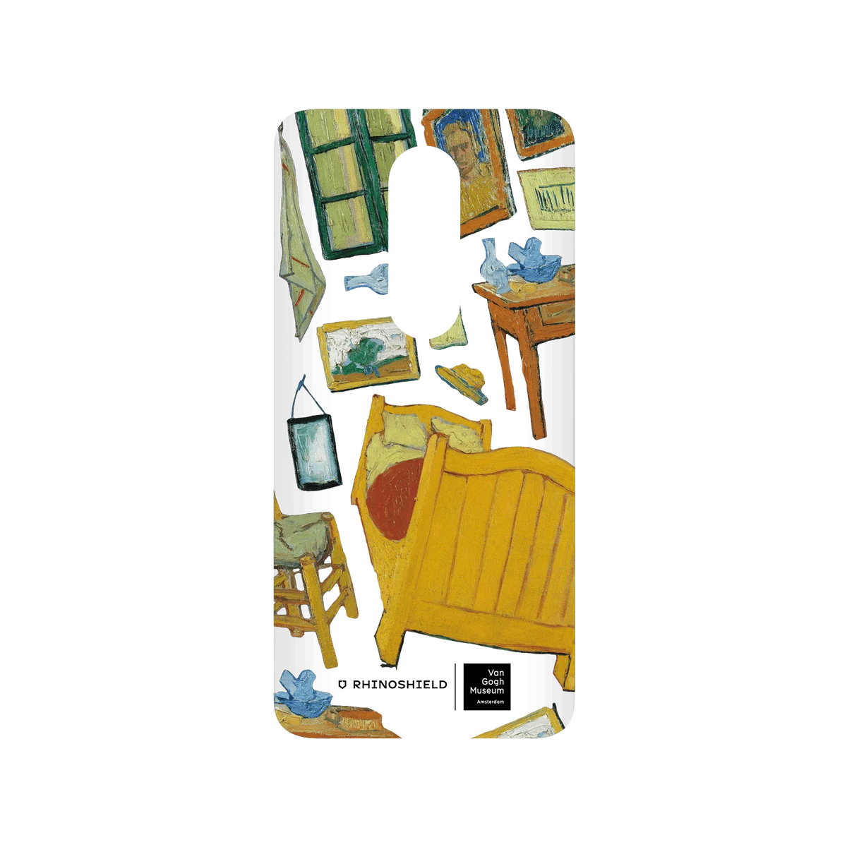 RHINOSHIELD X Van Gogh Museum  SolidSuit OnePlus 7 Pro Case - The Bedroom - Transparent