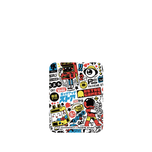 RHINOSHIELD X Paiheme Studio SolidSuit Google Pixel 5 Case - Retro Games Color