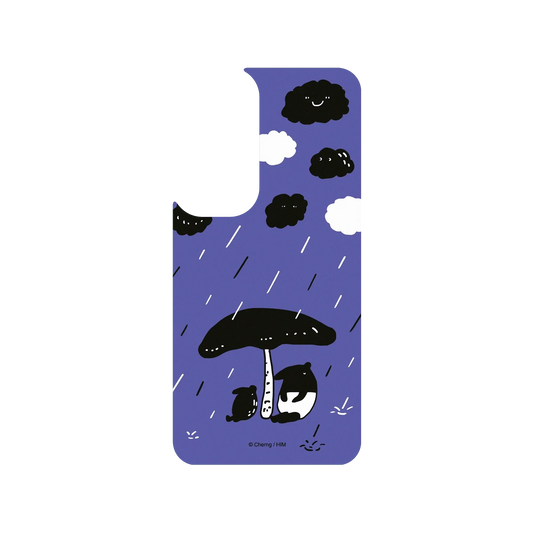 RhinoShield X LAIMO SolidSuit (MagSafe compatible) Samsung Galaxy S24+ Case - It's Raining (Purple)