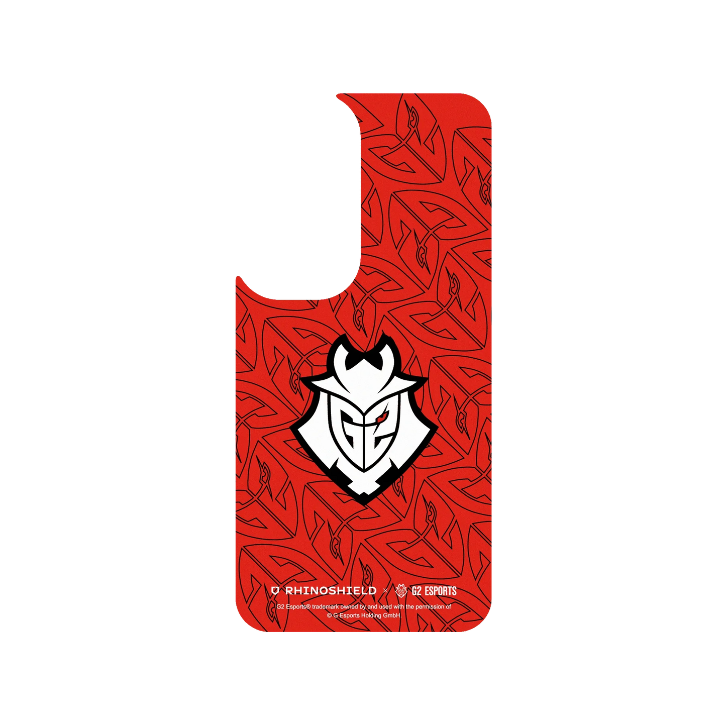RHINOSHIELD X G2 Esports SolidSuit Samsung Galaxy S24 Case - G2 - Red Pattern