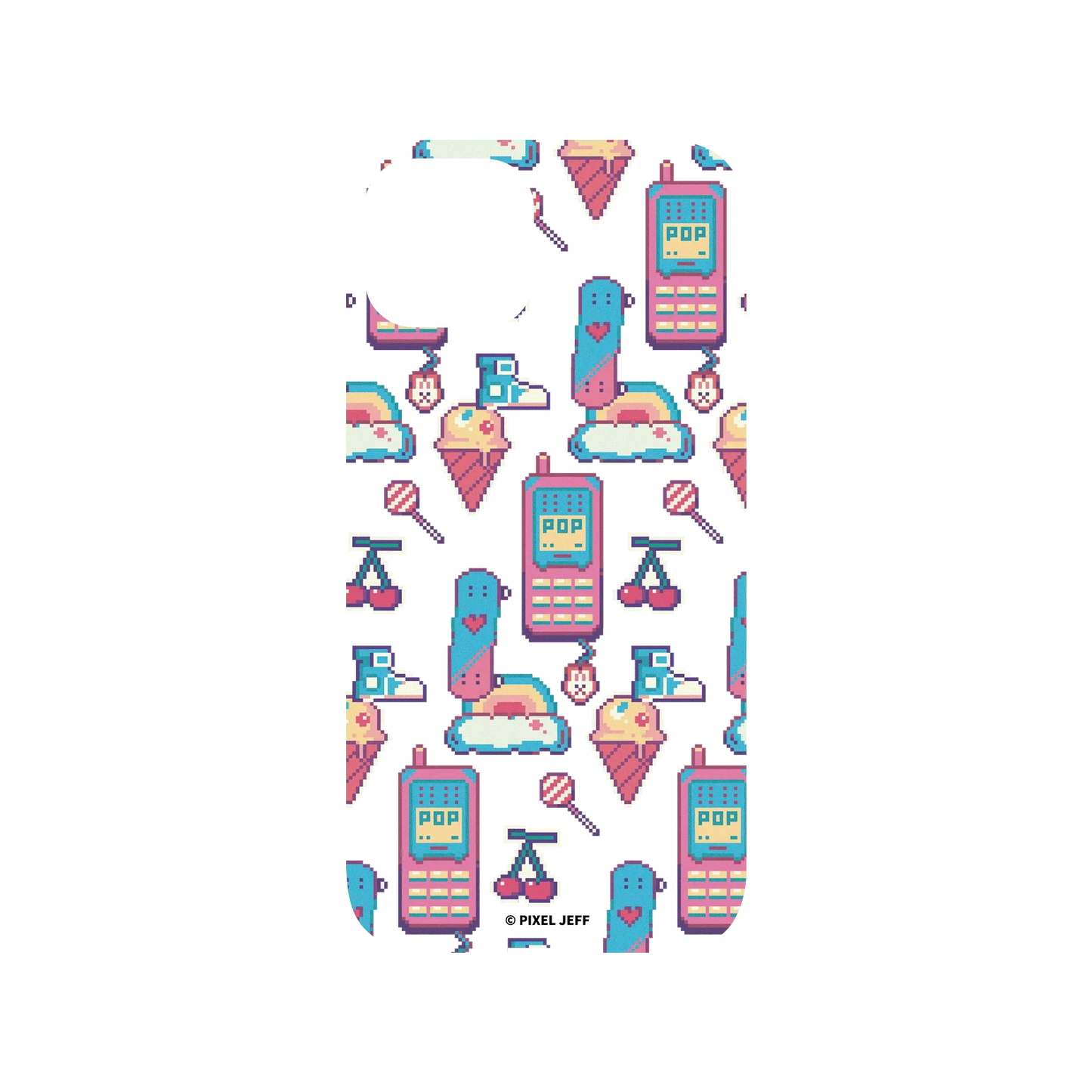 RHINOSHIELD X Pixel Jeff 皮傑 Mod NX iPhone 13 Case - Lollipop Backplate