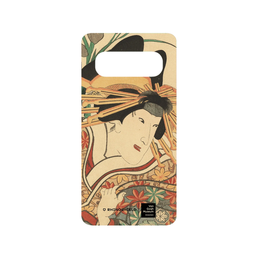 RHINOSHIELD X Van Gogh Museum  SolidSuit Samsung Galaxy S10 (4G) Case - Actor Iwai Kumesaburō (III) in the Role of the Courtesan