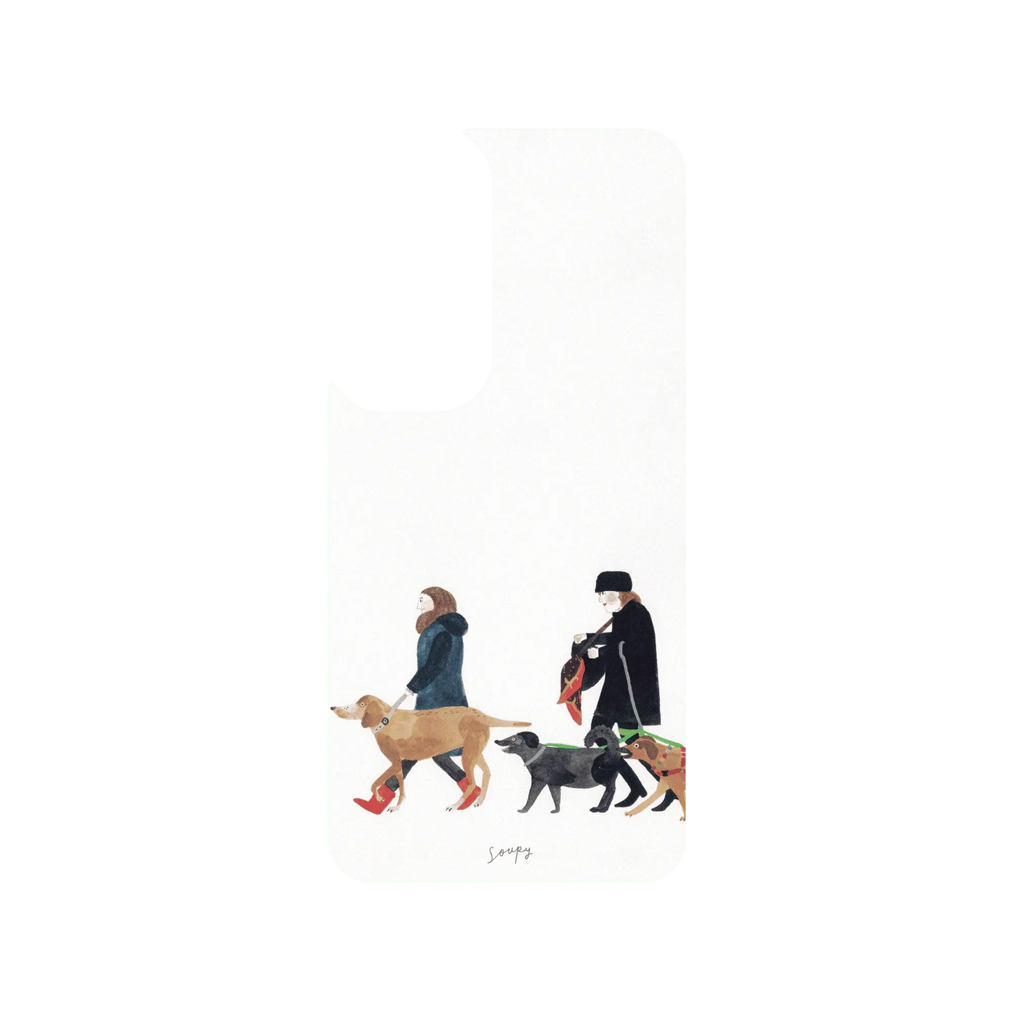 RHINOSHIELD X Soupy SolidSuit Samsung Galaxy S24+ Case - Walking Dogs