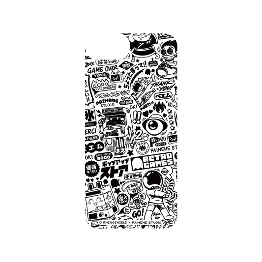 RHINOSHIELD X Paiheme Studio SolidSuit iPhone 8 Case - Retro Games