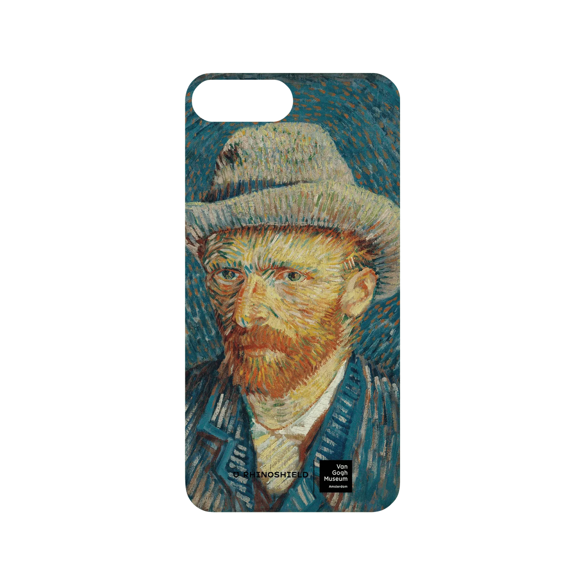 RHINOSHIELD X Van Gogh Museum  Mod NX iPhone 7 Plus Case - Vincent's Self-Portrait with Grey Felt Hat Backplate