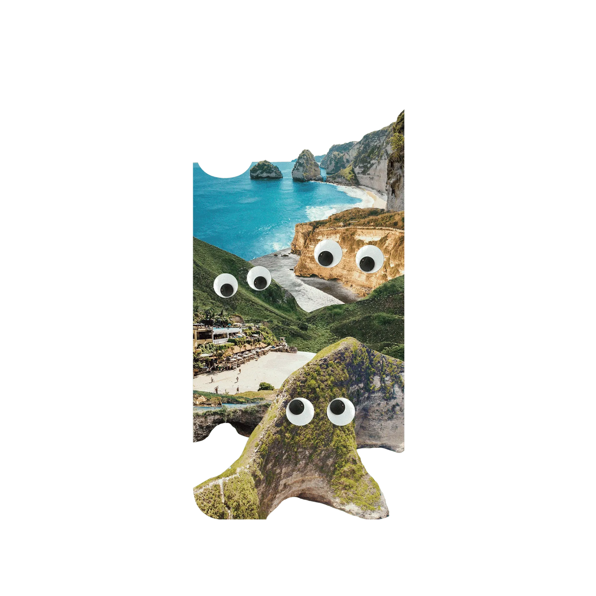 RHINOSHIELD SolidSuit iPhone X Case: Original Designs - Bali Island's Eyes On You