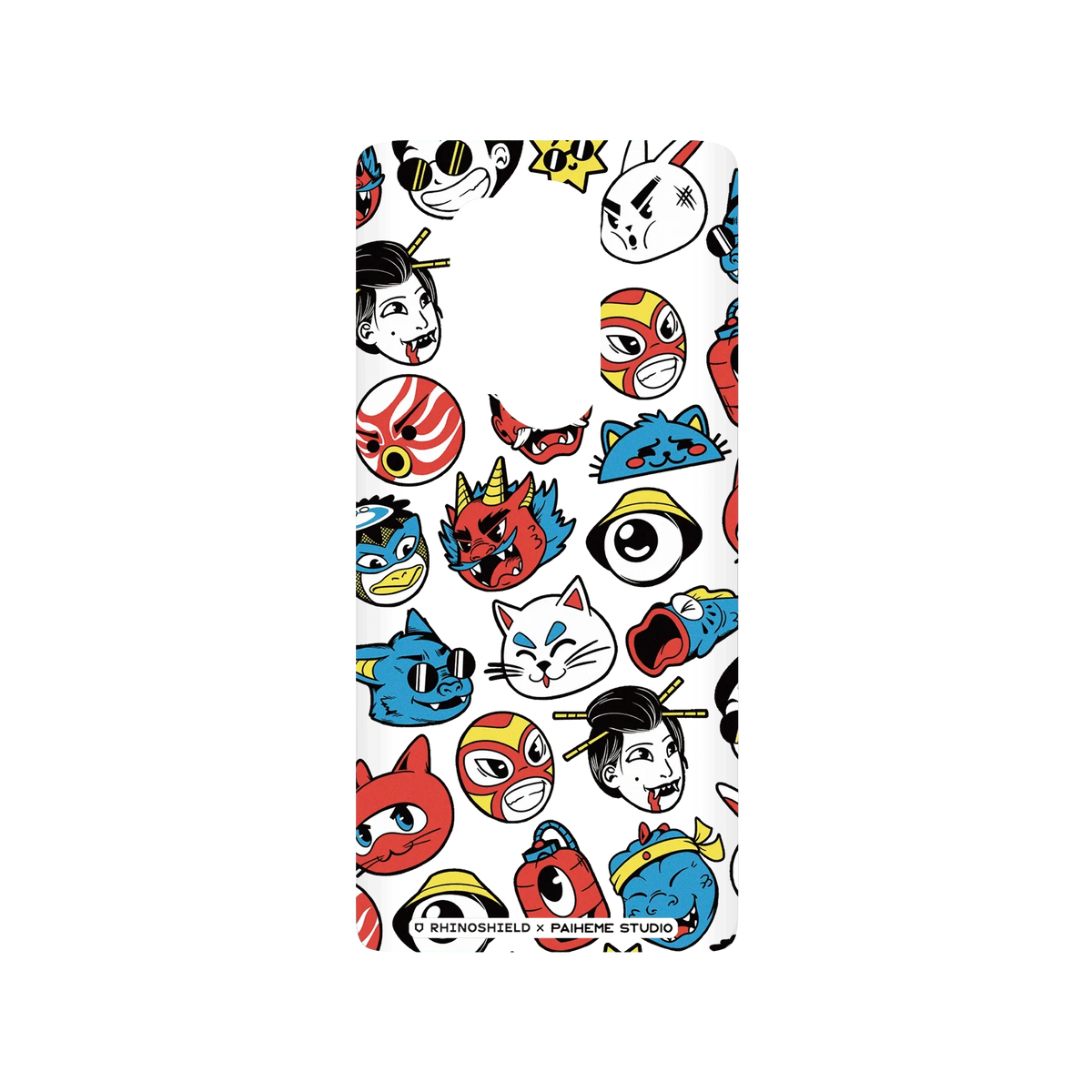 RHINOSHIELD X Paiheme Studio SolidSuit OnePlus 8 Pro Case - All Heads
