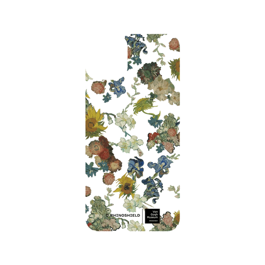 RHINOSHIELD X Van Gogh Museum  SolidSuit iPhone 11 Pro Max Case - Vincent's Flowers - 50th Anniversary Transparent