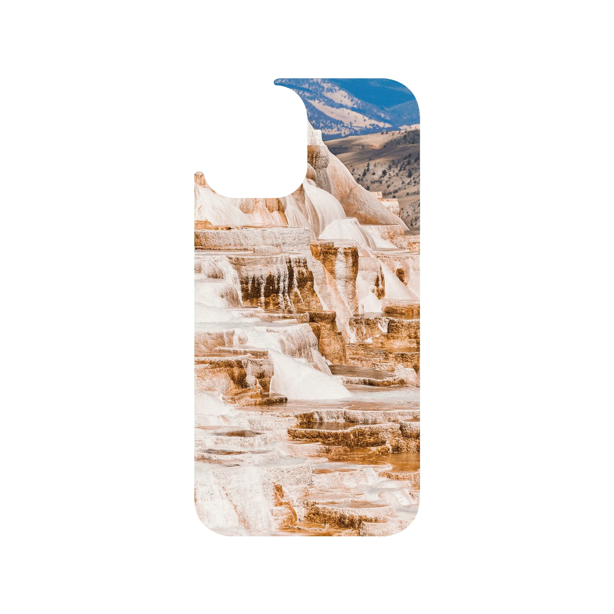 RHINOSHIELD Clear iPhone 12 Case: Original Designs - The Masterpiece of Nature (Yellowstone National Park)