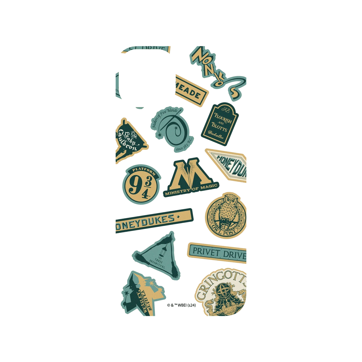 iPhone 14 Plus 犀牛盾SolidSuit防摔背蓋手機殼 哈利波特 Harry Potter - Sticker-Wizarding World