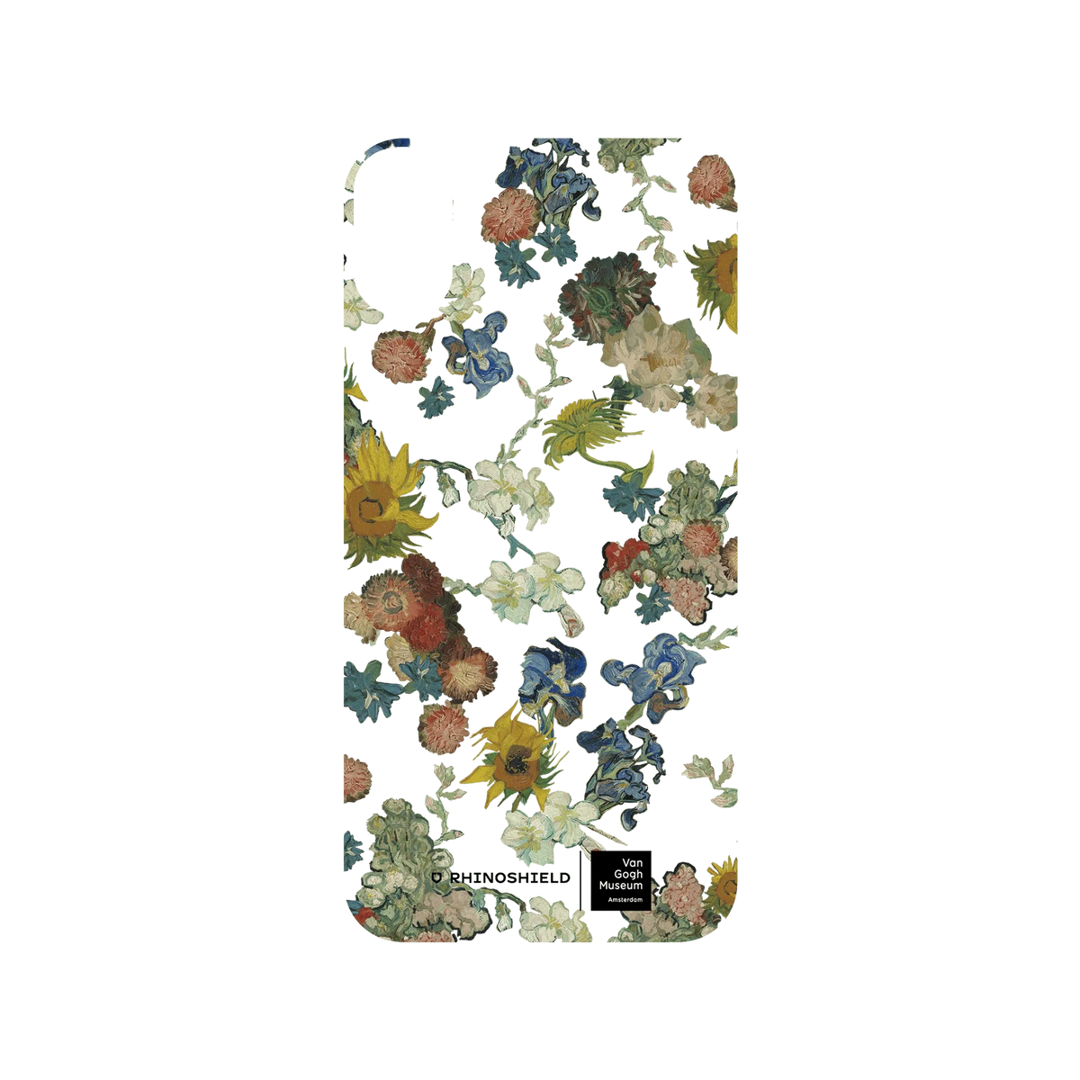 RHINOSHIELD X Van Gogh Museum  SolidSuit iPhone XR Case - Vincent's Flowers - 50th Anniversary Transparent
