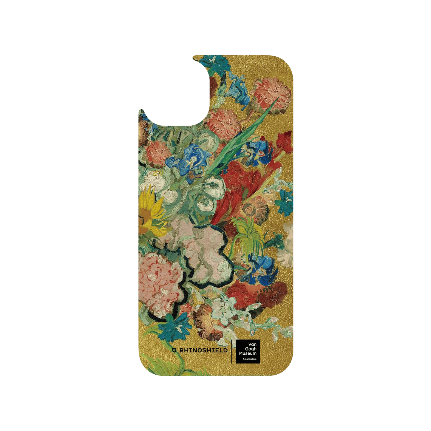 RHINOSHIELD X Van Gogh Museum  Clear iPhone 15 Plus Case - Vincent's Flowers - 50th Anniversary