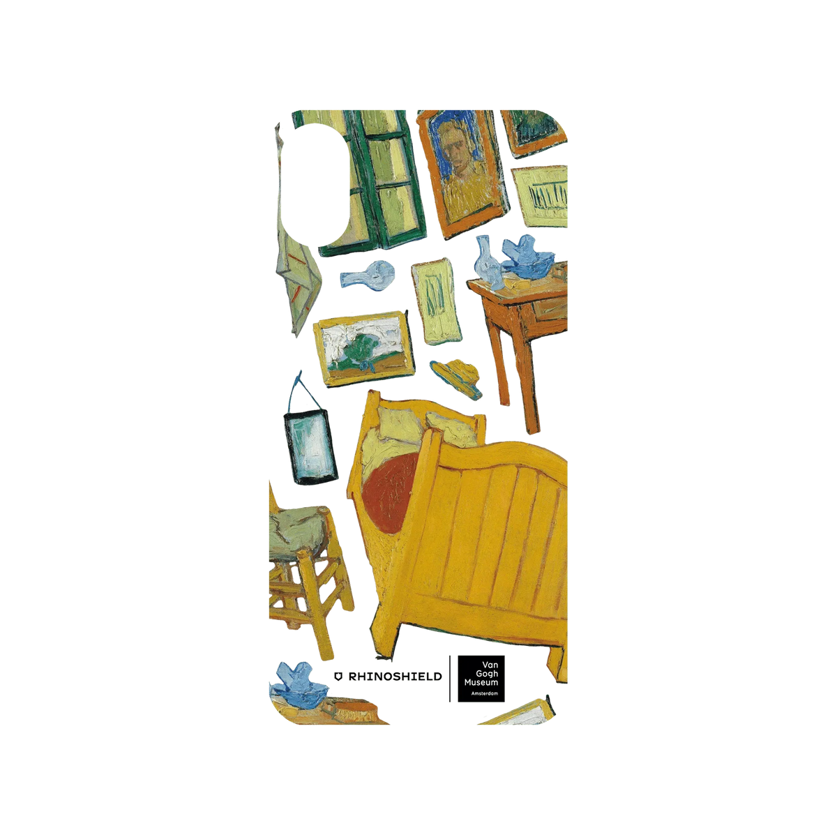 RHINOSHIELD X Van Gogh Museum  Mod NX iPhone X Case - The Bedroom - Transparent Backplate