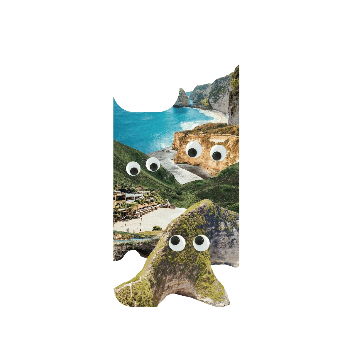 RHINOSHIELD SolidSuit iPhone 13 mini Case: Original Designs - Bali Island's Eyes On You