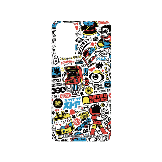 RHINOSHIELD X Paiheme Studio SolidSuit Samsung Galaxy S20 FE (4G/5G) Case - Retro Games Color