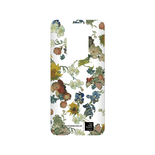 RHINOSHIELD X Van Gogh Museum  SolidSuit Redmi Note 9 (4G Global) Case - Vincent's Flowers - 50th Anniversary Transparent