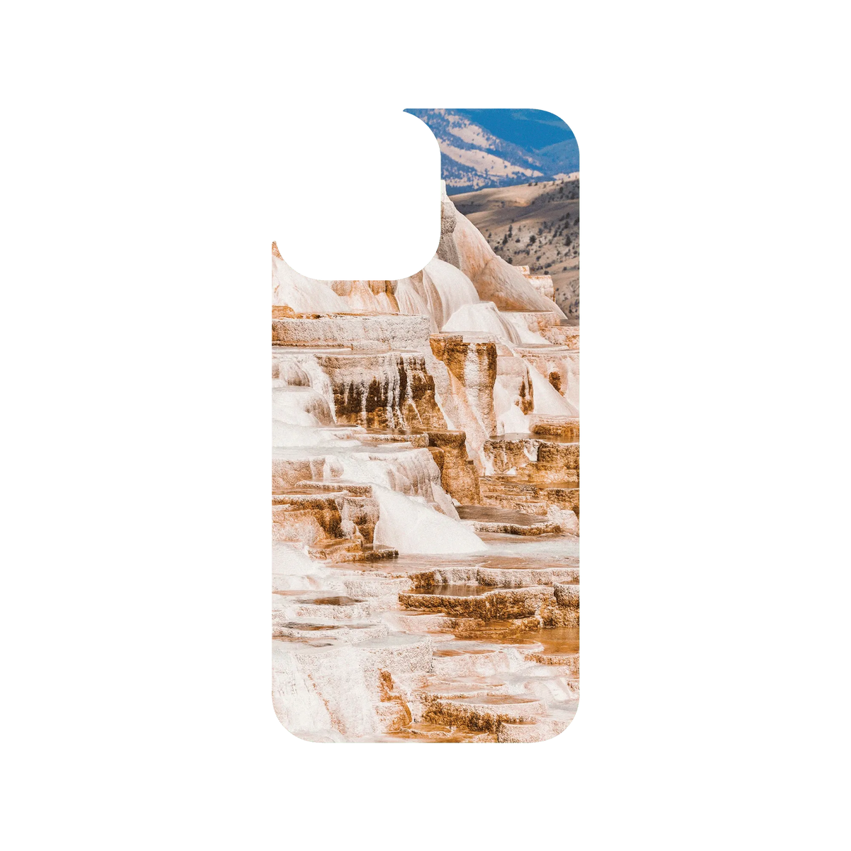 RHINOSHIELD Clear iPhone 13 Pro Max Case: Original Designs - The Masterpiece of Nature (Yellowstone National Park)