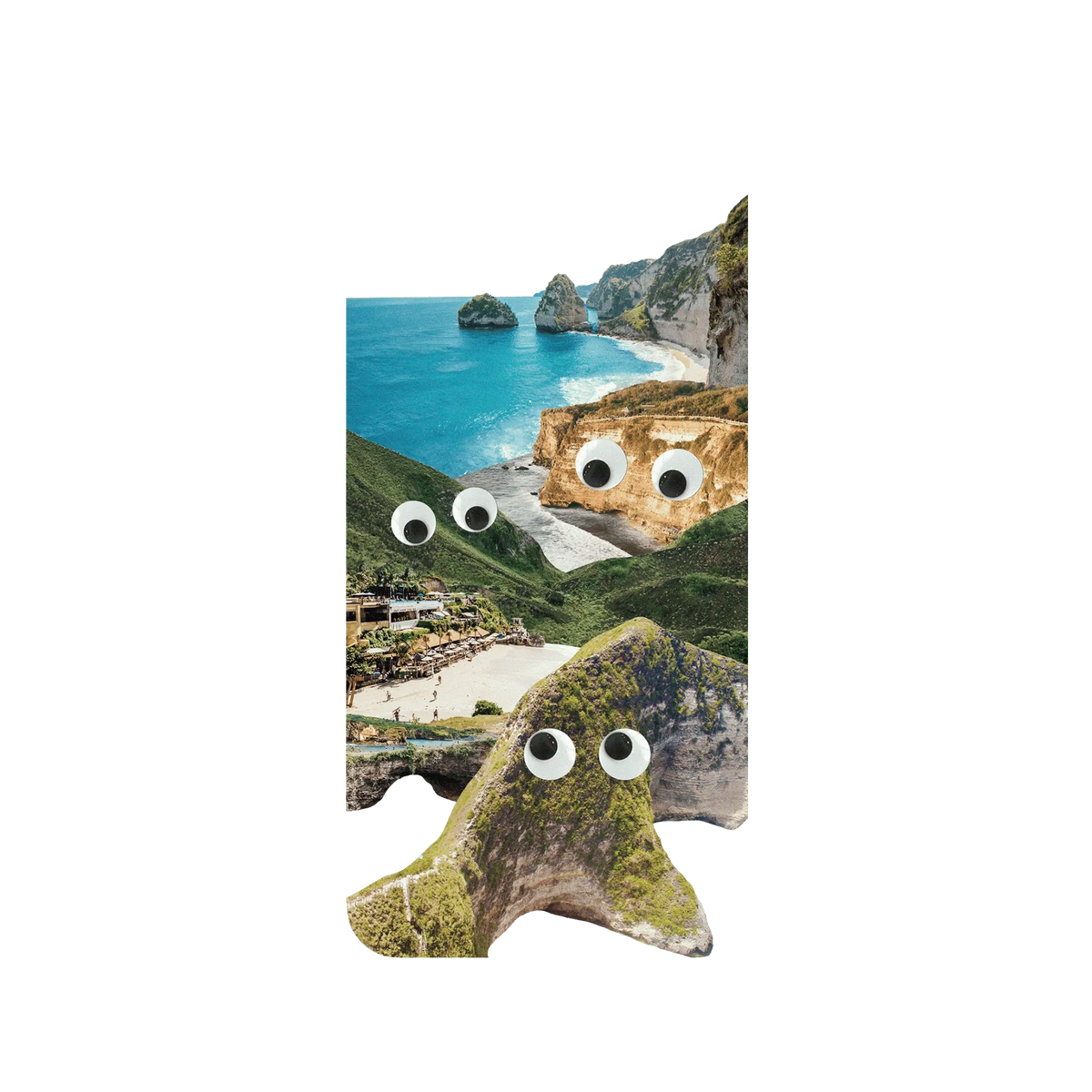 RHINOSHIELD Mod NX iPhone 7 Plus Case: Original Designs - Bali Island's Eyes On You Backplate