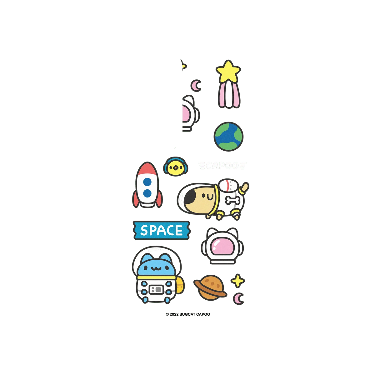 RHINOSHIELD X BUGCAT CAPOO SolidSuit Samsung Galaxy S24+ Case - The Universe Of Capoo