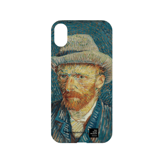 RHINOSHIELD X Van Gogh Museum  Mod NX iPhone XR Case - Vincent's Self-Portrait with Grey Felt Hat Backplate