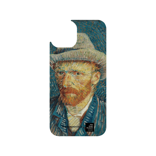 RHINOSHIELD X Van Gogh Museum  Clear iPhone 13 Case - Vincent's Self-Portrait with Grey Felt Hat