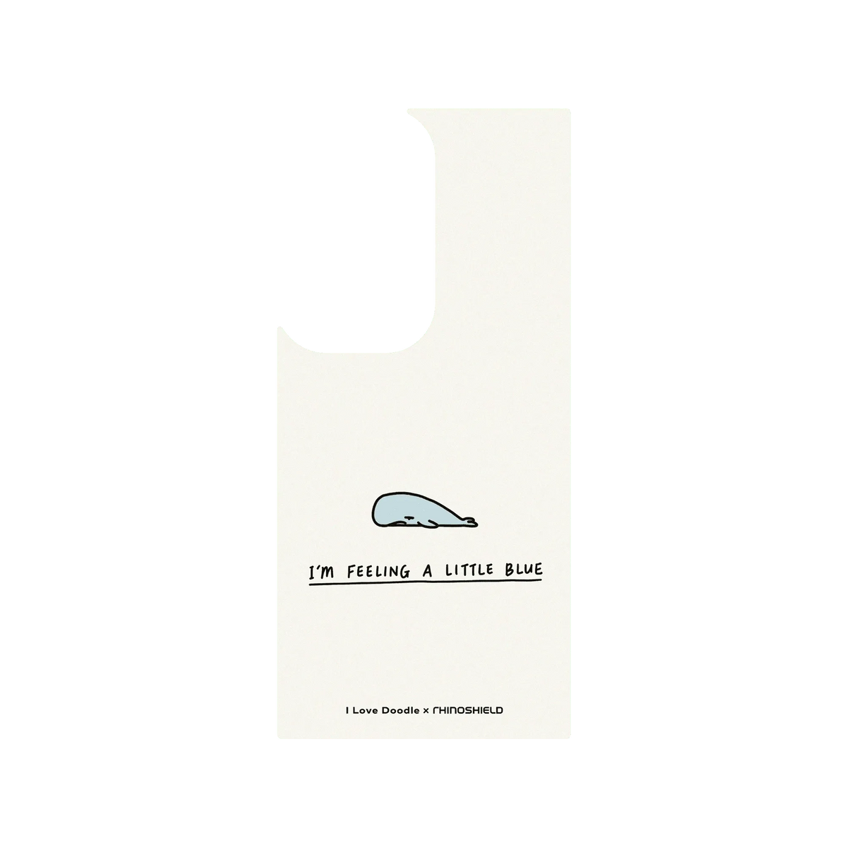 RhinoShield X I Love Doodle SolidSuit (MagSafe compatible) Samsung Galaxy S24 Ultra Case - I'm Feeling A Little Blue