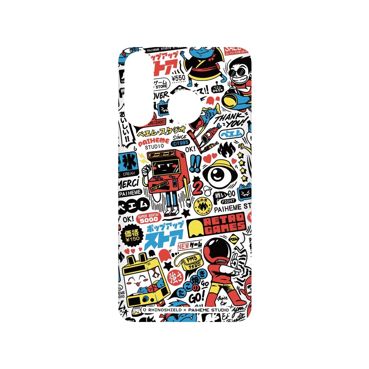 RHINOSHIELD X Paiheme Studio SolidSuit Huawei P30 Lite Case - Retro Games Color