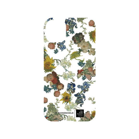 RHINOSHIELD X Van Gogh Museum  Mod NX iPhone 11 Case - Vincent's Flowers - 50th Anniversary Transparent Backplate