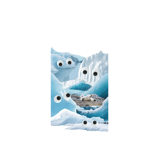 RHINOSHIELD Clear iPhone 13 Pro Max Case: Original Designs - Arctic Glacier's Eyes On You