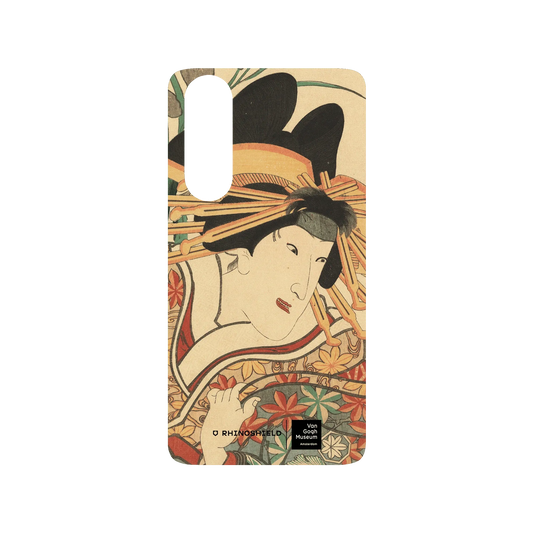 RHINOSHIELD X Van Gogh Museum  SolidSuit Huawei P30 Case - Actor Iwai Kumesaburō (III) in the Role of the Courtesan