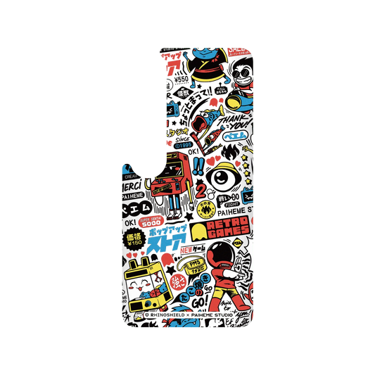 RHINOSHIELD X Paiheme Studio SolidSuit Xiaomi Mi 10 Pro Case - Retro Games Color