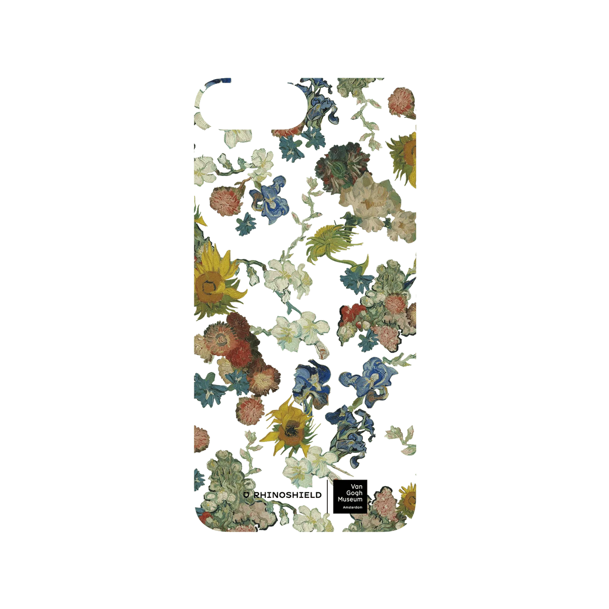 RHINOSHIELD X Van Gogh Museum  SolidSuit iPhone 8 Plus Case - Vincent's Flowers - 50th Anniversary Transparent