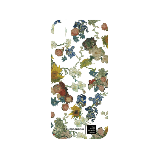 RHINOSHIELD X Van Gogh Museum  Mod NX iPhone XS Max Case - Vincent's Flowers - 50th Anniversary Transparent Backplate