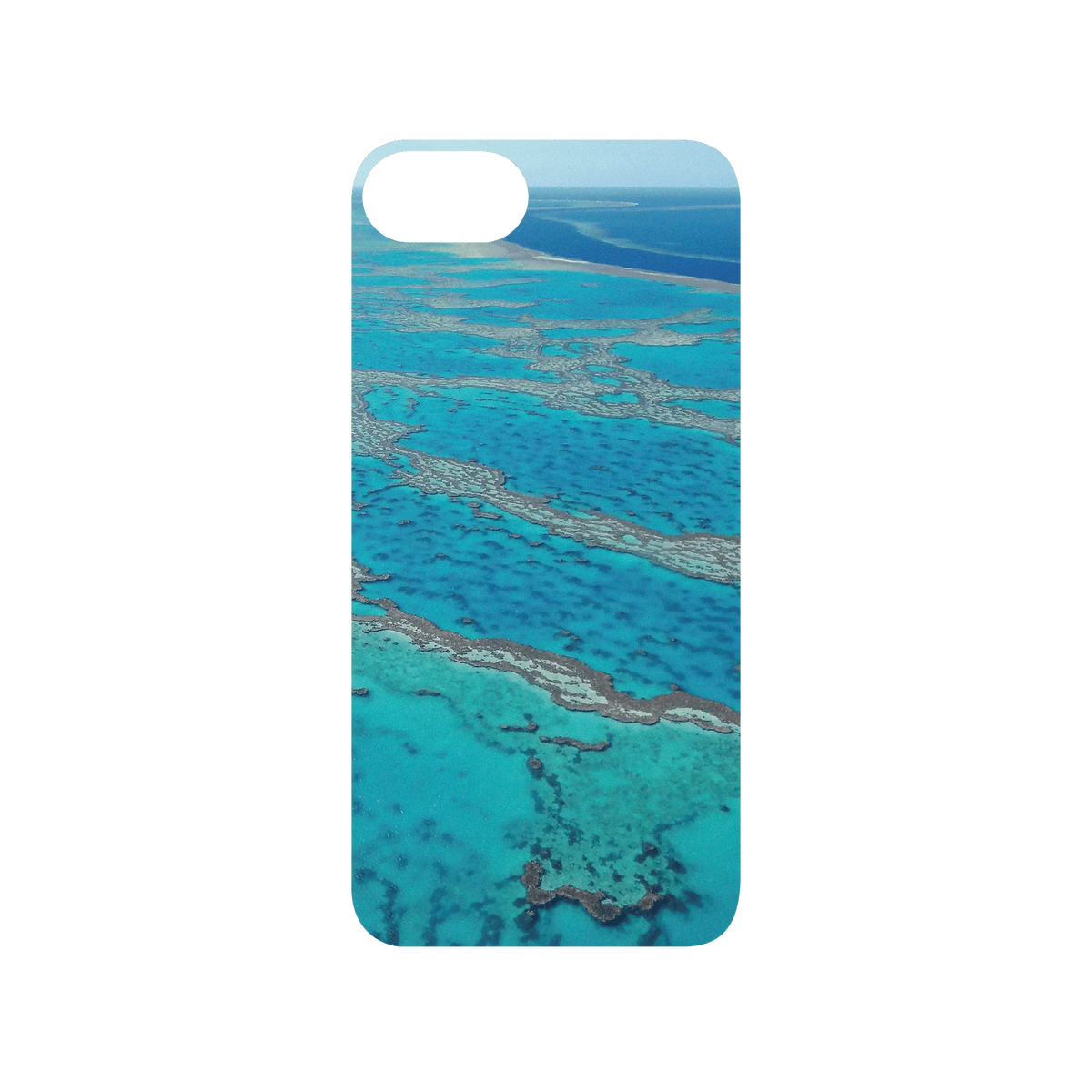 RHINOSHIELD Mod NX iPhone SE (3rd generation) Case: Original Designs - The Masterpiece of Nature (Great Barrier Reef) Backplate