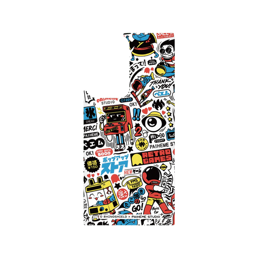 RHINOSHIELD X Paiheme Studio SolidSuit Samsung Galaxy Note20 Ultra (4G/5G) Case - Retro Games Color