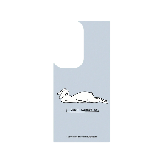RhinoShield X I Love Doodle SolidSuit (MagSafe compatible) Samsung Galaxy S24 Ultra Case - Rabbit Don't Care