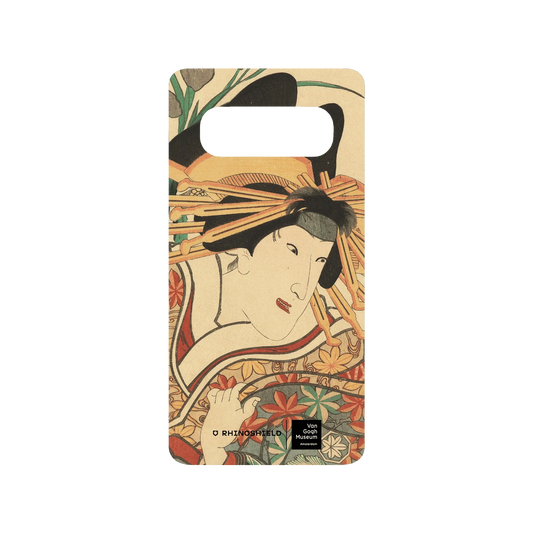 RHINOSHIELD X Van Gogh Museum  SolidSuit Samsung Galaxy S10+ Case - Actor Iwai Kumesaburō (III) in the Role of the Courtesan