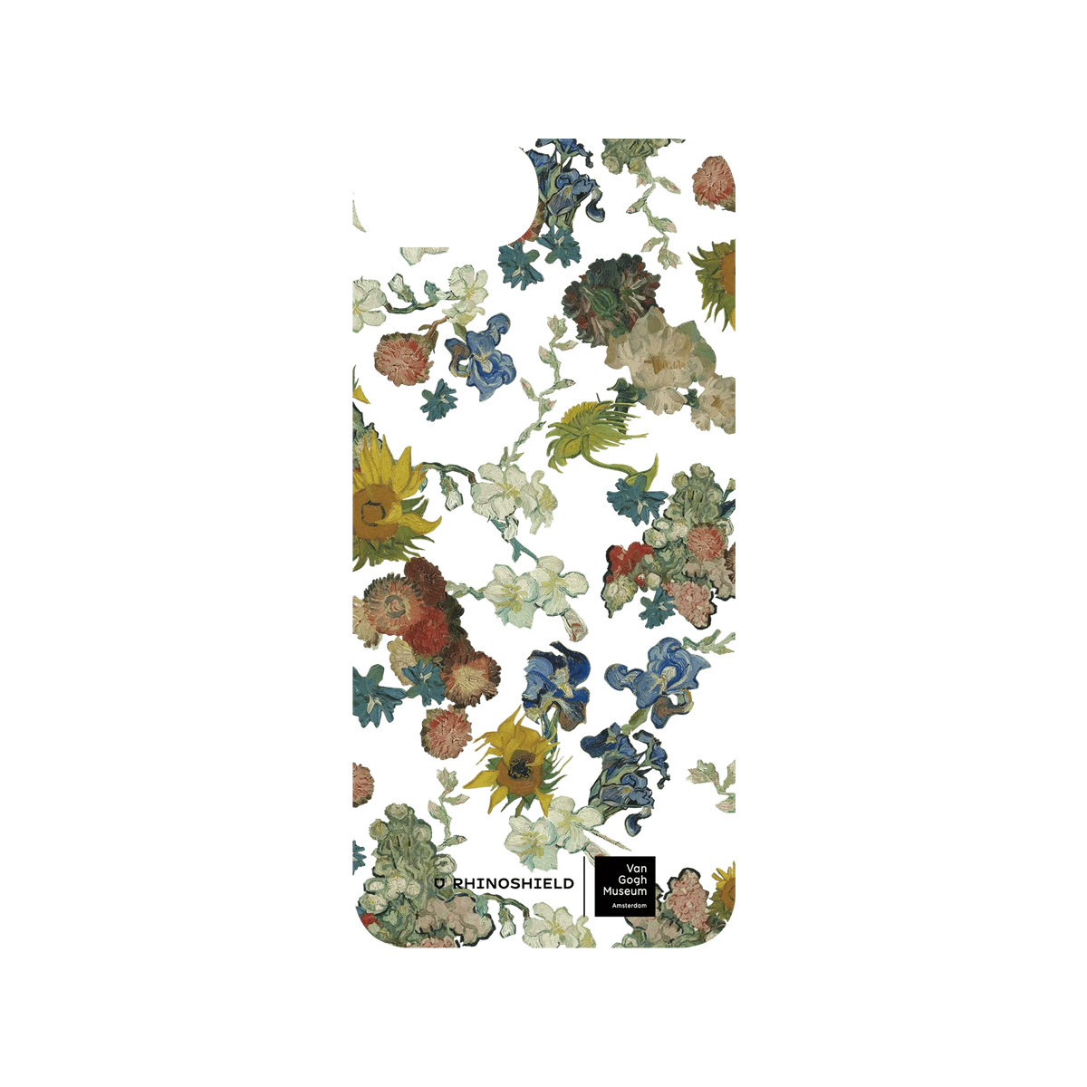 RHINOSHIELD X Van Gogh Museum  SolidSuit iPhone SE (2nd generation) Case - Vincent's Flowers - 50th Anniversary Transparent