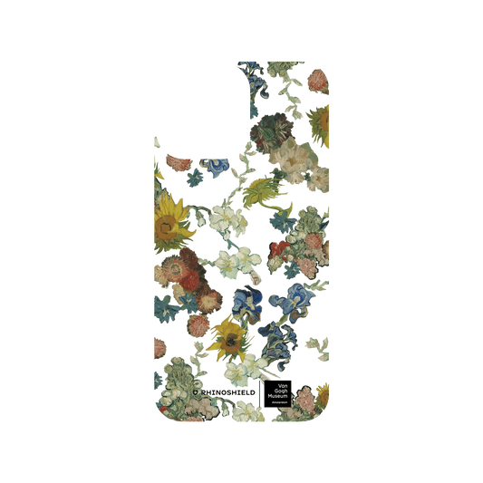 RHINOSHIELD X Van Gogh Museum  Clear iPhone 13 Pro Max Case - Vincent's Flowers - 50th Anniversary Transparent