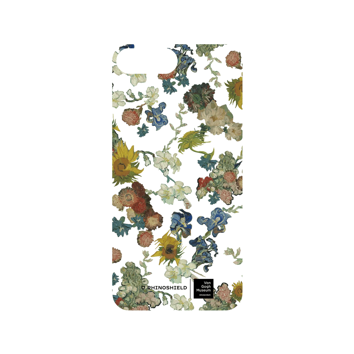 RHINOSHIELD X Van Gogh Museum  Mod NX iPhone 7 Plus Case - Vincent's Flowers - 50th Anniversary Transparent Backplate
