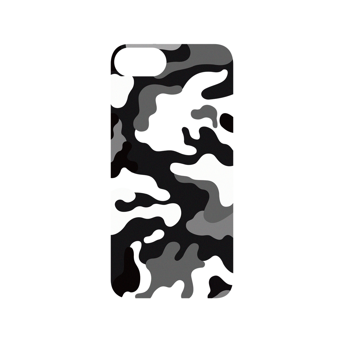 RhinoShield Mod NX iPhone 8 Case: Original Designs - Telo Mimetico B&W Camo Backplate