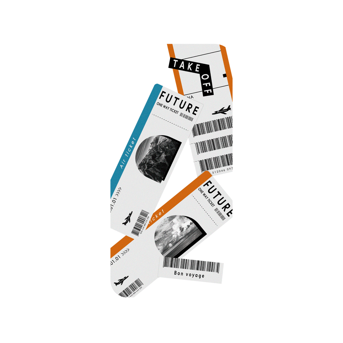 RHINOSHIELD Mod NX iPhone 8 Case: Original Designs - Air Ticket Backplate