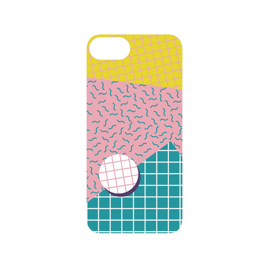 RHINOSHIELD Mod NX iPhone 8 Case: Original Designs - Color Block Party Backplate