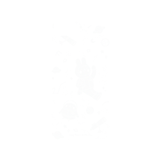 iPhone 8 犀牛盾Mod NX聯名設計款邊框背蓋兩用手機殼 懶散兔與啾先生 - outerspace
