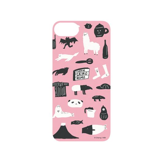 RhinoShield X LAIMO Mod NX iPhone 8 Case - LAIMO Frameless Pink Backplate
