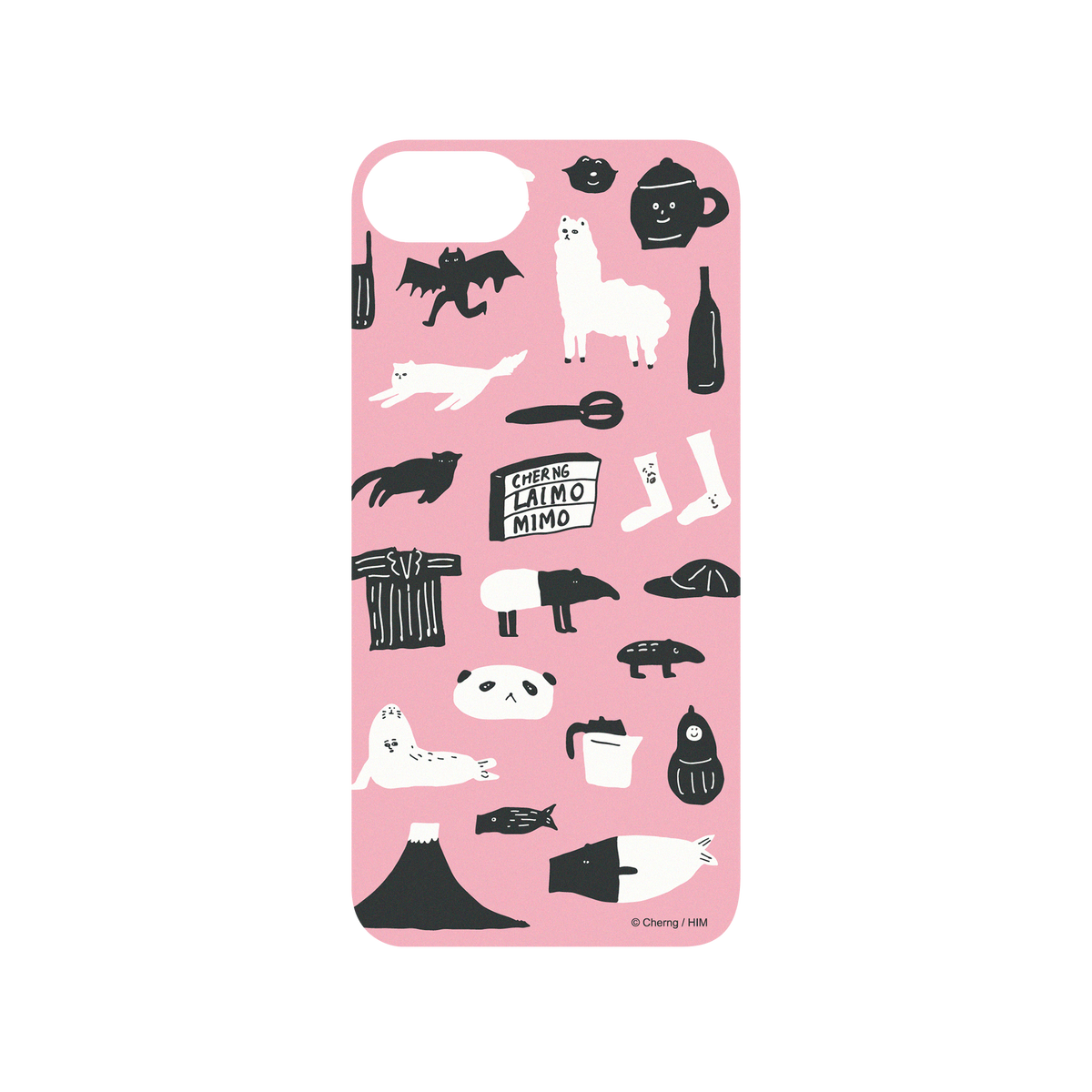 RhinoShield X LAIMO Mod NX iPhone SE (3rd generation) Case - LAIMO Frameless Pink Backplate