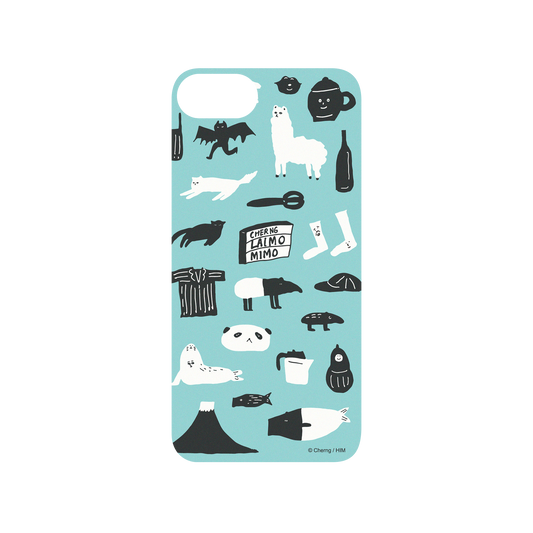 RhinoShield X LAIMO Mod NX iPhone 8 Case - LAIMO Frameless Blue Backplate
