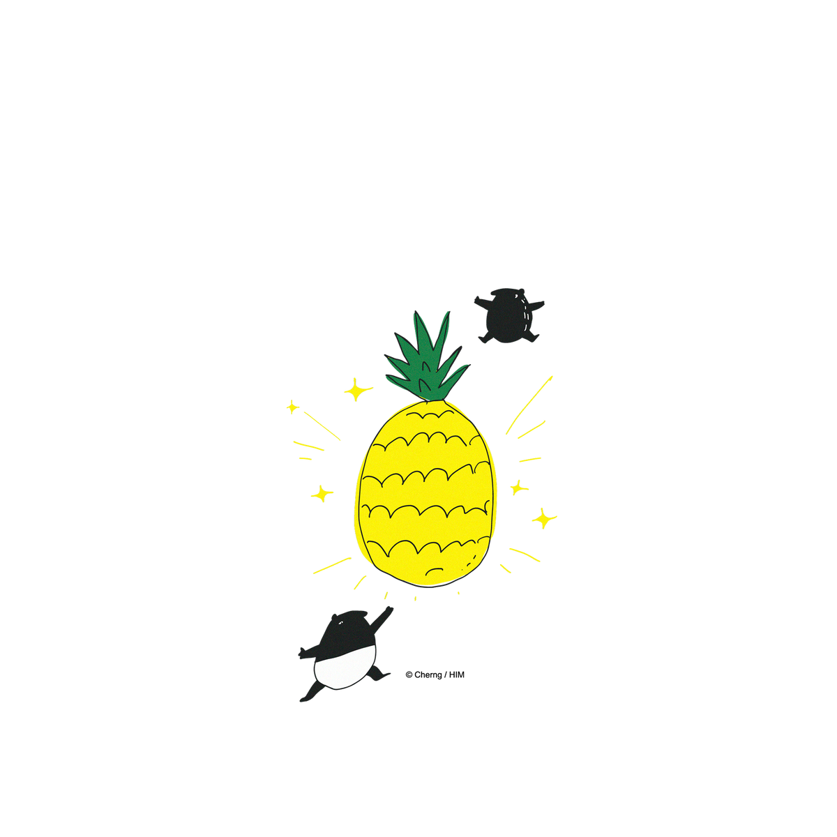 RhinoShield X LAIMO Mod NX iPhone SE (3rd generation) Case - Pineapple Backplate